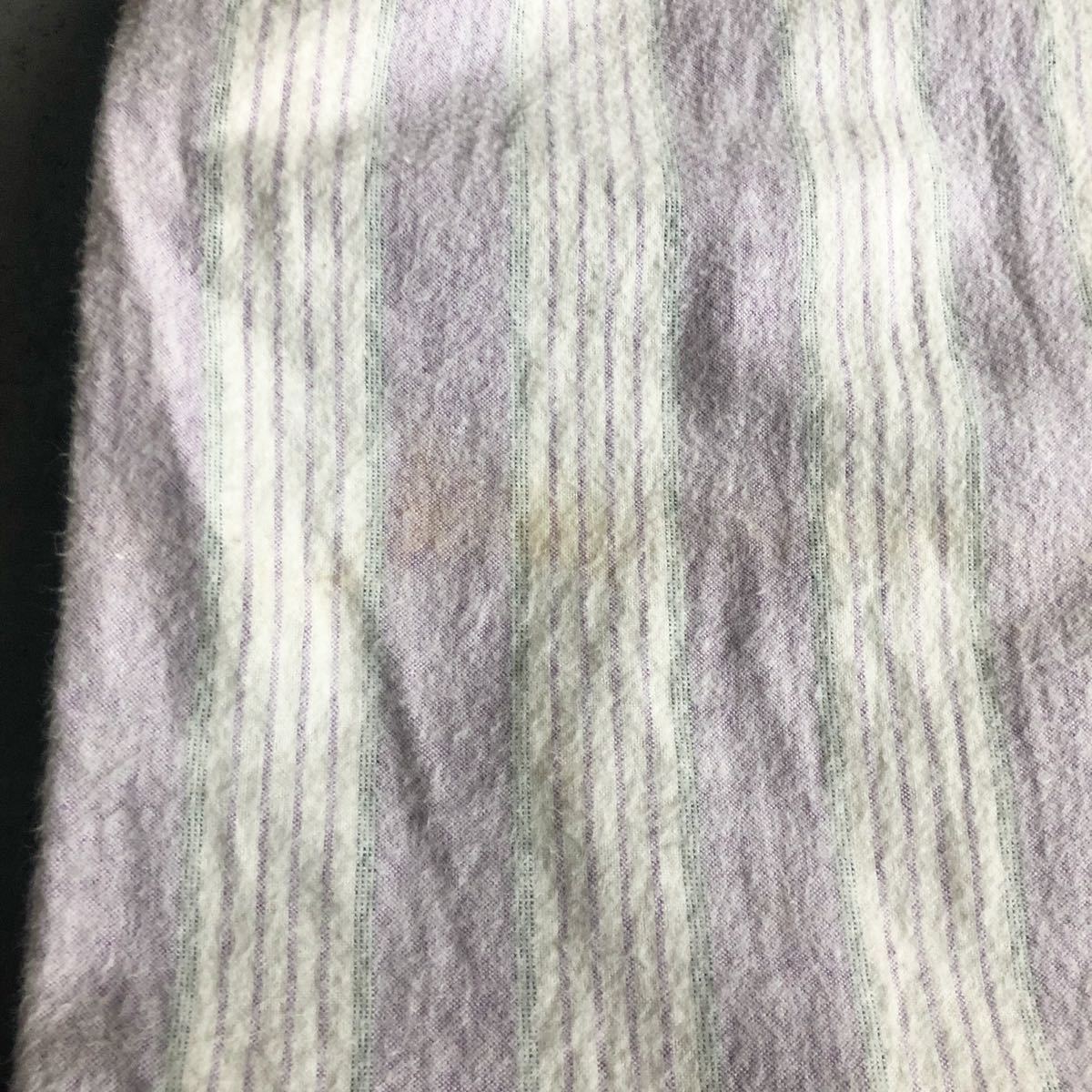 超希少! アンティーク 20s J.C.PENNEY AMOSKEAG アモスケイグ ストライプ柄 チャイナ パジャマシャツ / 古着 ビンテージ グランパシャツ_画像8