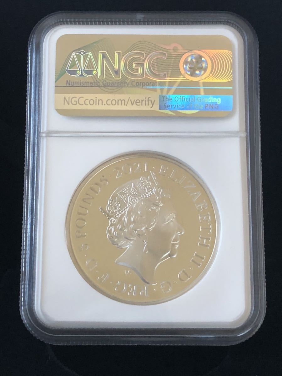 ピエフォー56.6g】2021年 NGC 最高鑑定 PF70 ウルトラカメオ 5P 銀貨