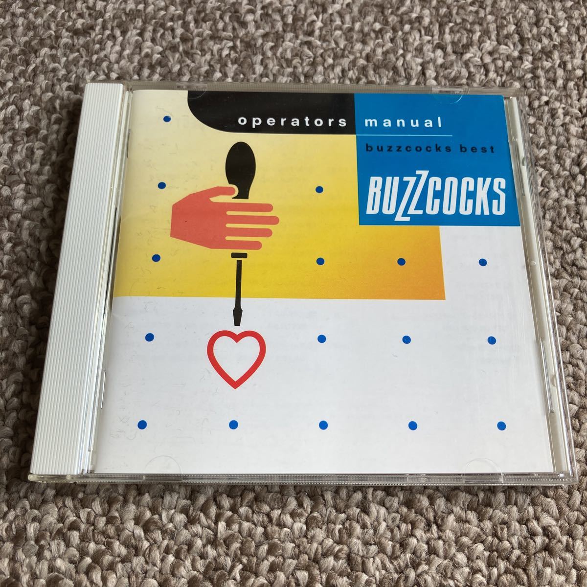 【国内盤】Buzzcocks（バズコックス）ベスト operators manual オペレーターズマニュアル BEST PUNK