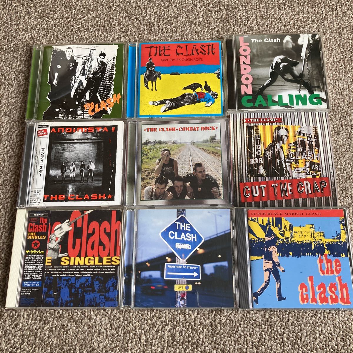 【国内盤】The CLASH（クラッシュ）アルバムセット販売 オリジナルアルバム 99年リマスター盤 BEST ベスト