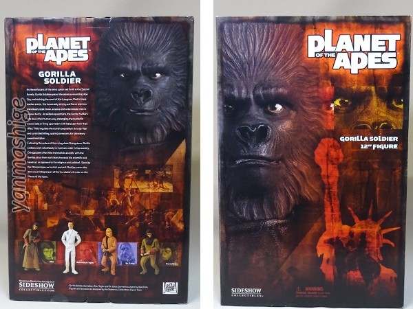  новый товар боковой shou12 дюймовый ограничение Gorilla солдат Ape en four sa- Planet of the Apes SIDESHOW Planet of The Apes GORILLA SOLDIER