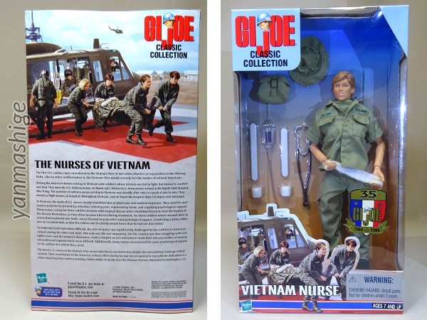 新品1/6 看護婦 ベトナムナース・VIETNAM NURSE 35周年 GIジェーン GI joe 35 YEARS HASBRO ハズブロ_画像1