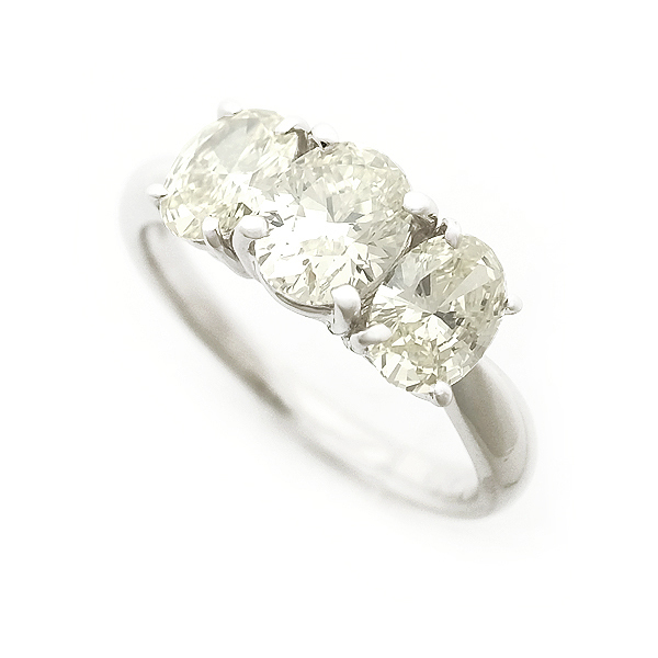 緑屋質屋】特選ジュエリー オーバルカット ダイヤ リング 0.743ct