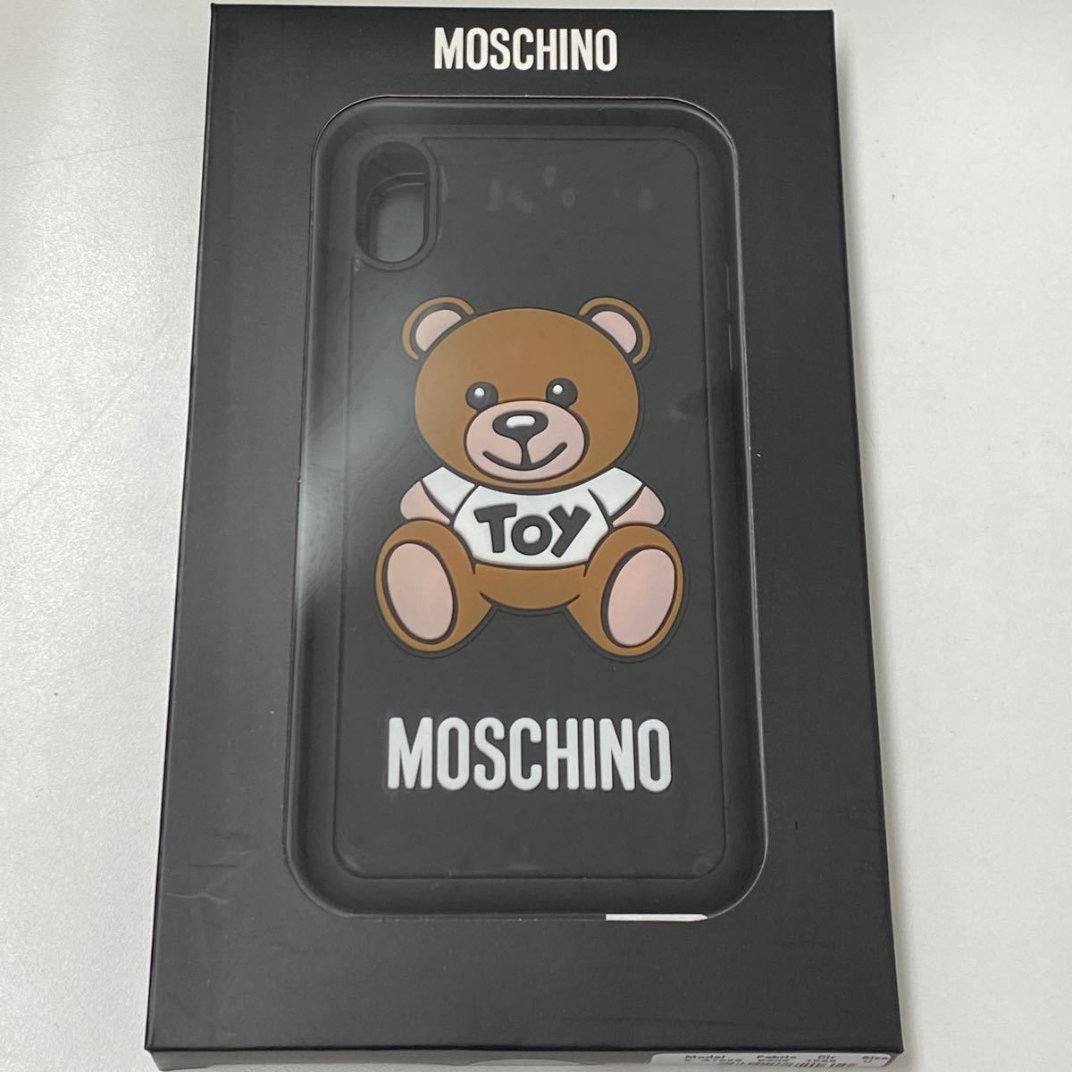  iPhoneケース MOSCHINO モスキーノ　iPhoneXS-MAX 新品未使用 