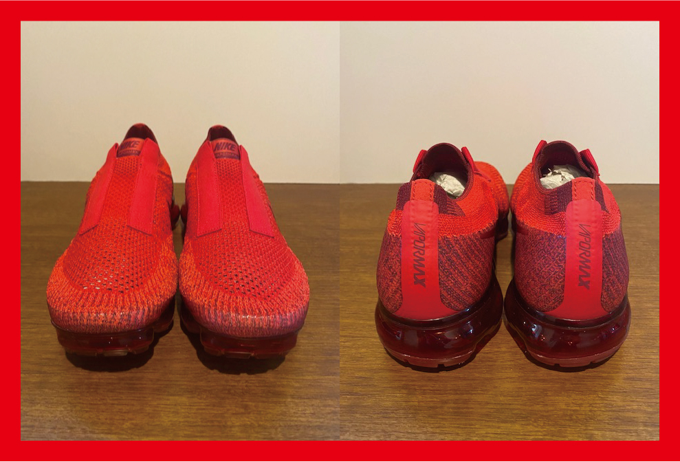 ♪送料無料★NIKE★ヴェイパーマックス★AIR VAPORMAX FLYKNIT LACELESS iD / JEWEL TONE★941834-971★Red(赤)★US7.5(25.5cm)箱付き♪_♪旬でスポーティーなデザインも最高デス♪