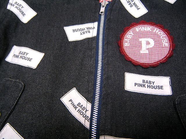 BABY PINK HOUSE Bay Be Pink House badge design. jumper blouson 