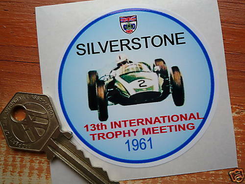 ★送料無料★SILVERSTONE 1961 sticker シルバーストーン ステッカー デカール 70mm_画像1