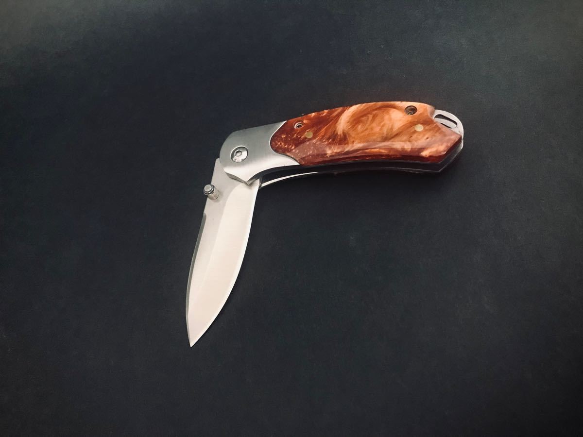 ナイフ　#038 ポケットナイフ　フォールディングナイフ　マーブル