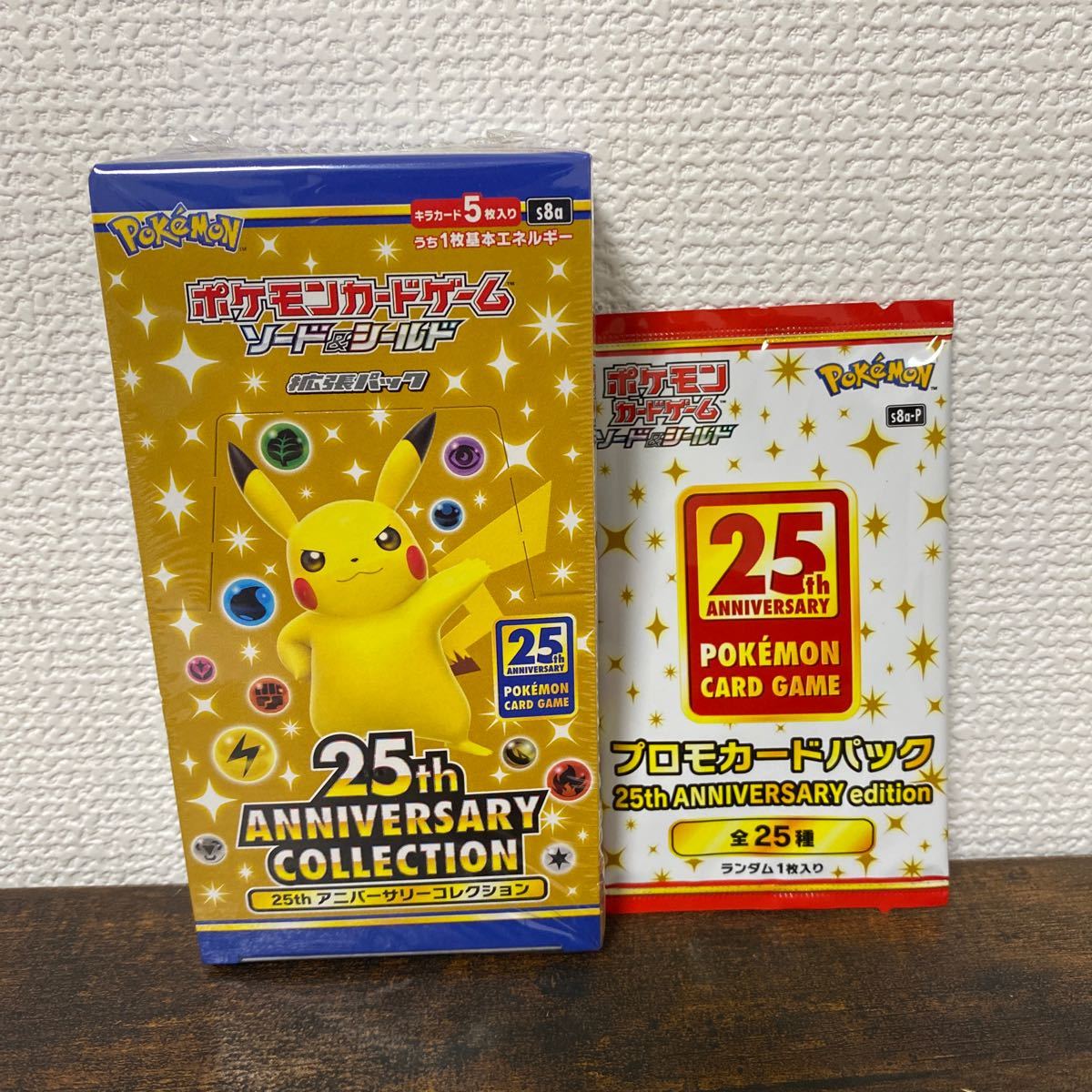 ポケモンカードゲーム　25th anniversary collection 1BOX シュリンク付き プロモカードパック1枚付き