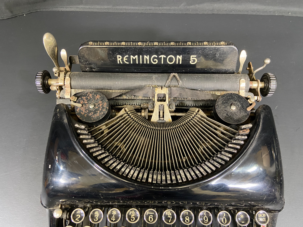 REMINGTON 5 タイプライター レミントン アンティーク アメリカ製 モデル5 動作未確認 ジャンク