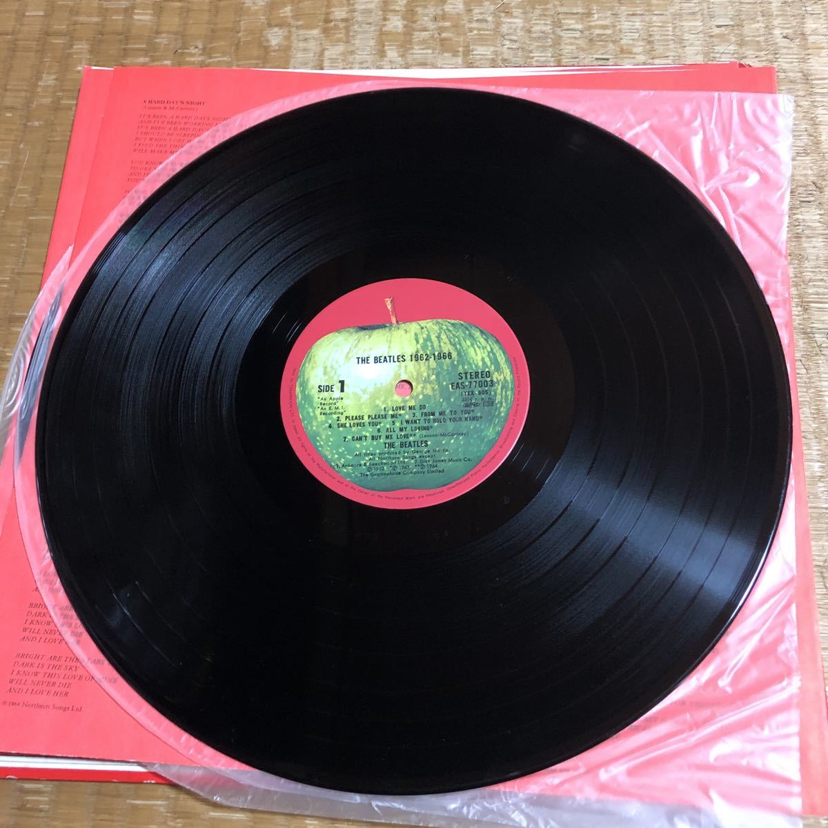 2LP 帯付き ビートルズ THE BEATLES 1962-1966