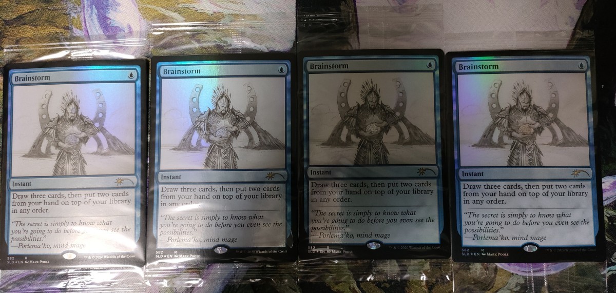 MTG 渦まく知識 英語 foil 4枚セット