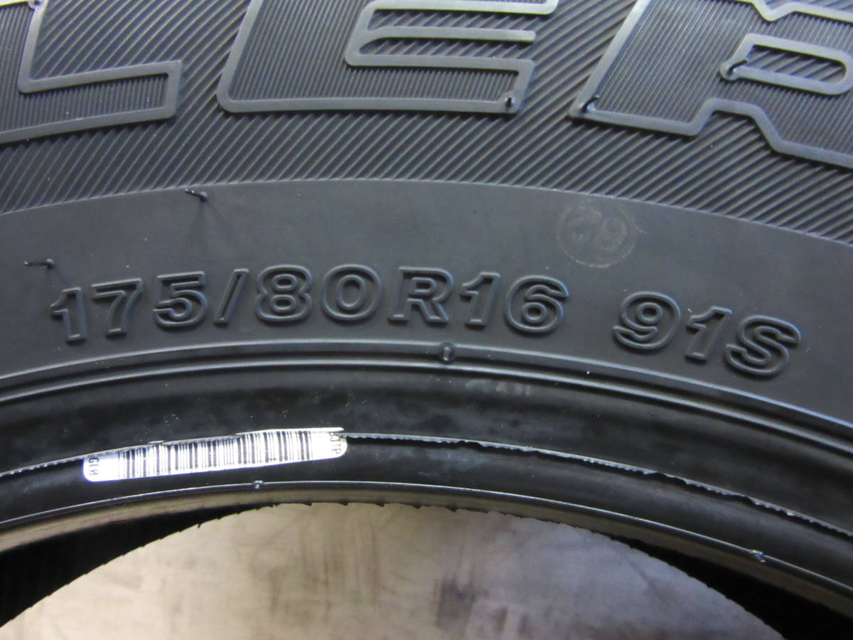 175/80R16　送料込み　17800円　2019年製～【1218】　溝あり！　ブリヂストン　デューラーH/L　684Ⅱ　175/80R16　4本セット_画像6