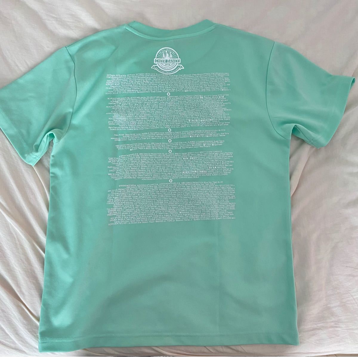 Paypayフリマ 半袖tシャツ Jcda Usa チア大会 チアリーディング Cheer グリーン Dance ミント メッシュ Glimer 運動 Paypayフリマ 半袖tシャツ Jcda Usa チア大会 チアリーディング Cheer グリーン Dance ミント メッシュ Glimer 運動