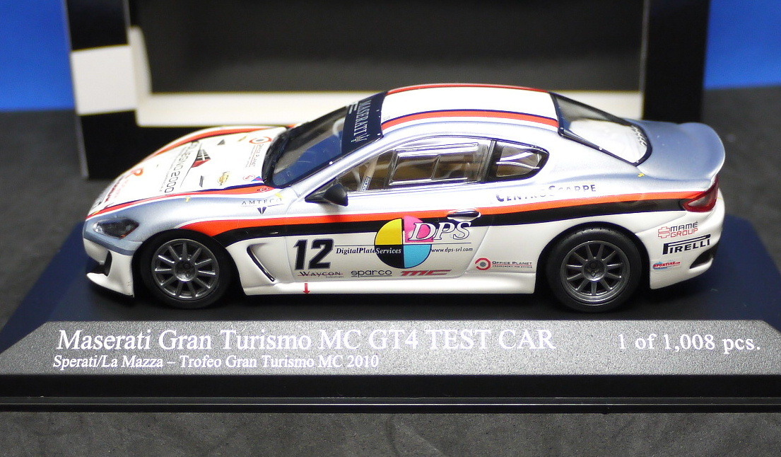 1/43 PMA (ミニチャンプス) マセラティ Maserati グランツーリスモ GranTurismo MC GT4 テストカー ●の画像3
