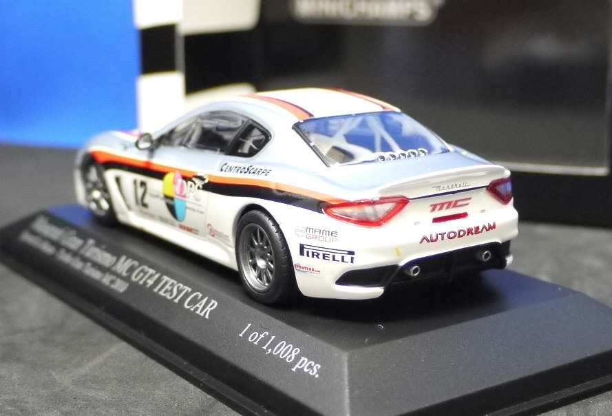 1/43 PMA (ミニチャンプス) マセラティ Maserati グランツーリスモ GranTurismo MC GT4 テストカー ●の画像4