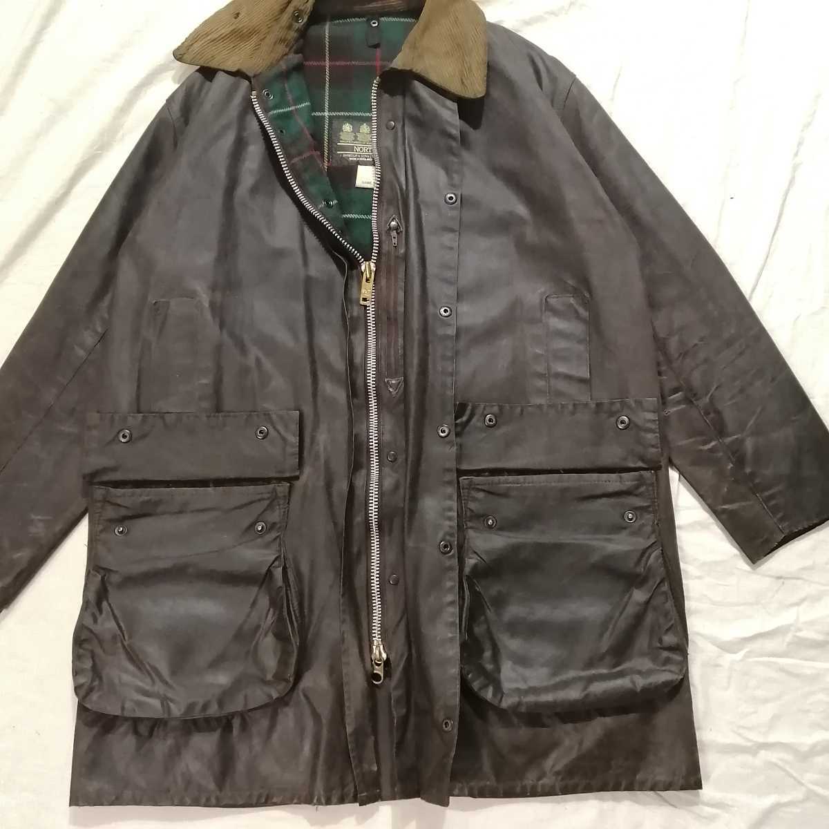 80s 1984 c40 Barbour northumbria ノーザンブリア ブラウン ラ