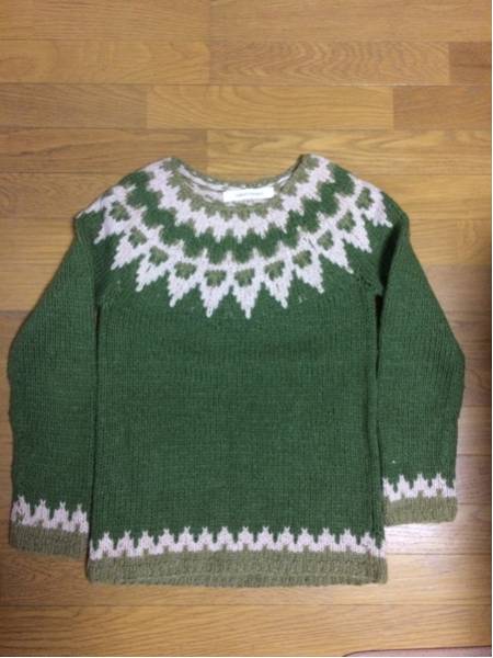  Inpaichthys Kerri fea i-ll knitted alpaca . green 