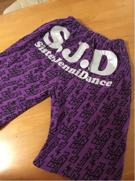 送料無料【JENNI DANCEジェニィダンス】150cm紫ハーフパンツスエット素材_画像2