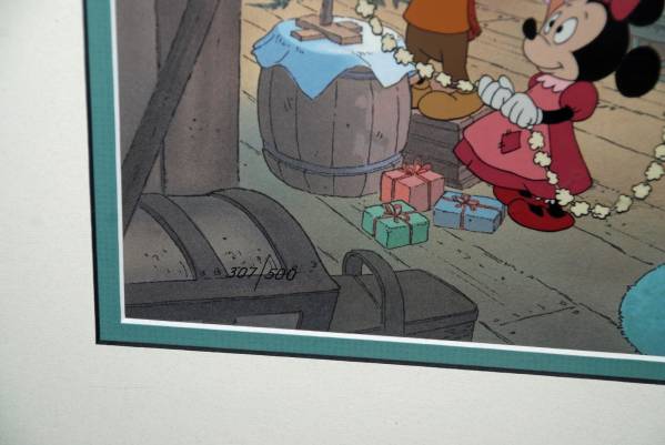 ディズニー ミッキー セル画 限定 Disney クリスマスキャロル_画像2