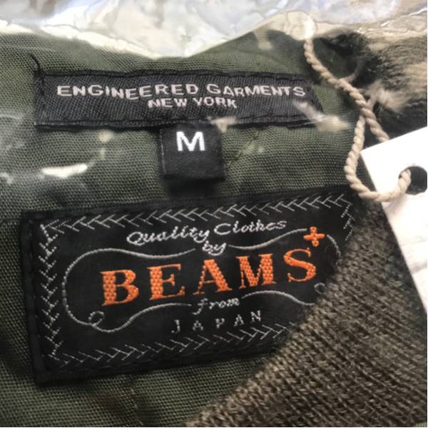 【新品】2015年限定モデル】ENGINEERED GARMENTS×BEAMS PLUS ビームスプラス別注 MA-1 完売 廃盤 生産終了【Mサイズ】_画像1