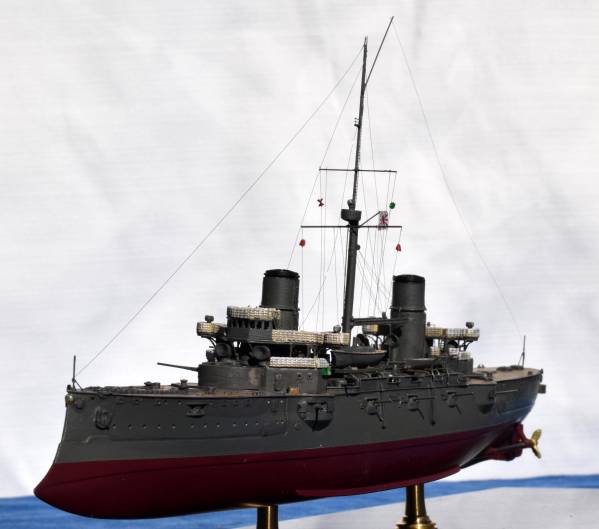 雅工房製1/500一等巡洋艦「日進」（日本海海戦時/ケース付）_画像1