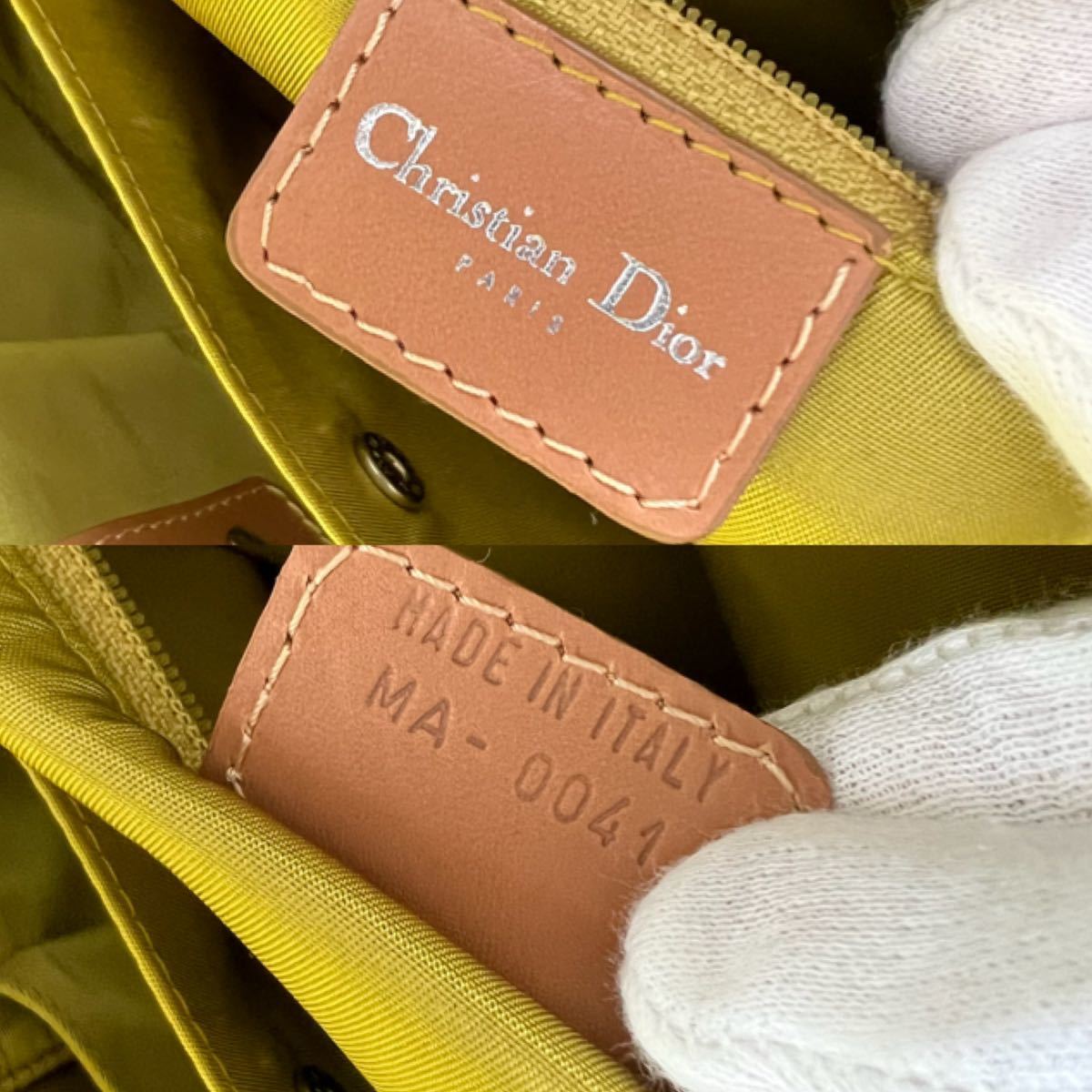 送料無料】ChristianDior クリスチャンディオール デニム ハンドバッグ