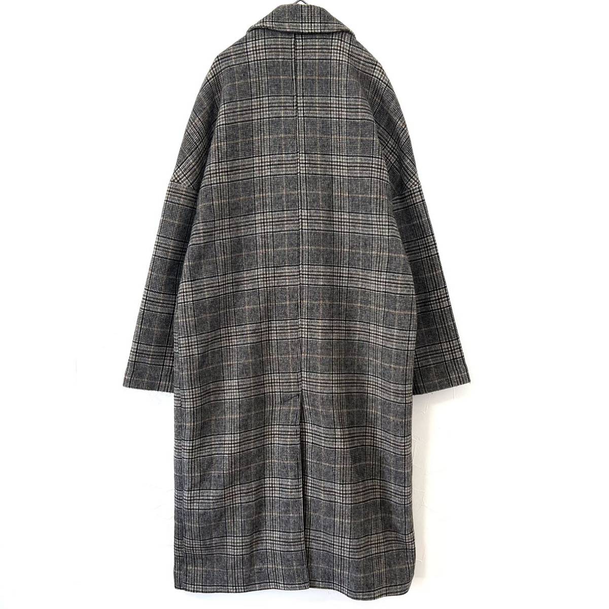 完売品 ZARA ザラ チェック柄 オーバーサイズ ロングコート 完売品 ZARA ザラ チェック柄 オーバーサイズ ロングコート