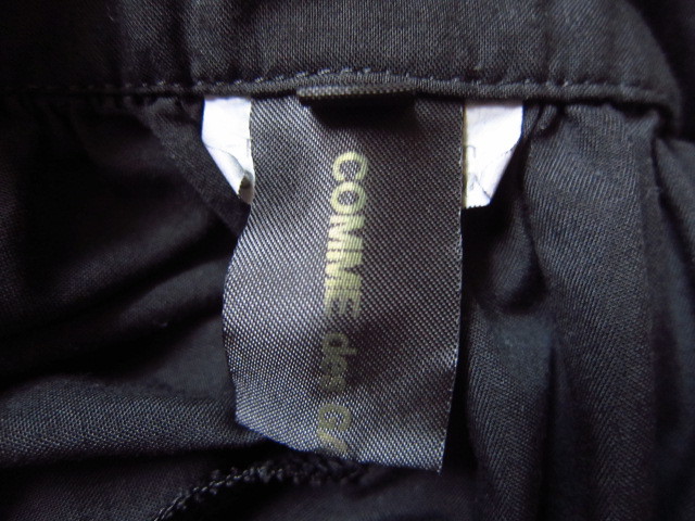 美品 2021SS COMME des GARCONS GIRL コムデギャルソン ガール フリル リボン ジャンパー スカート /サイズS ブラック  黒 定価75900円