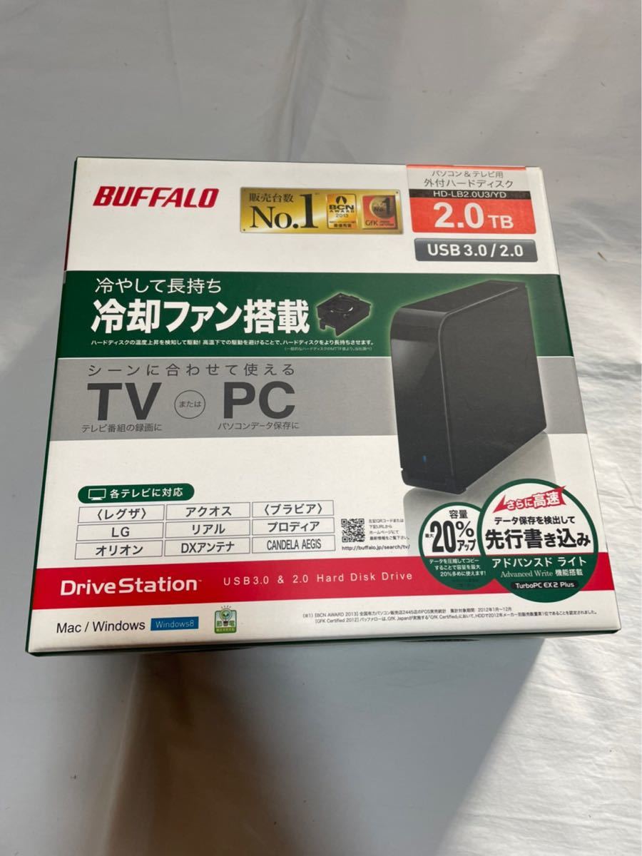 BUFFALO 外付けハードディスク HD-LB2.0U3 2TB
