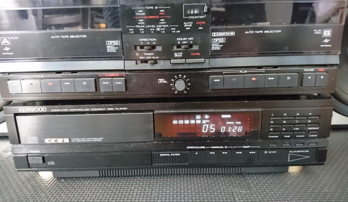 KENWOOD ROXY DG3 チューナー/アンプ/カセットデッキ(ジャンク KENWOOD ROXY DG3 チューナー/アンプ/カセットデッキ(ジャンク