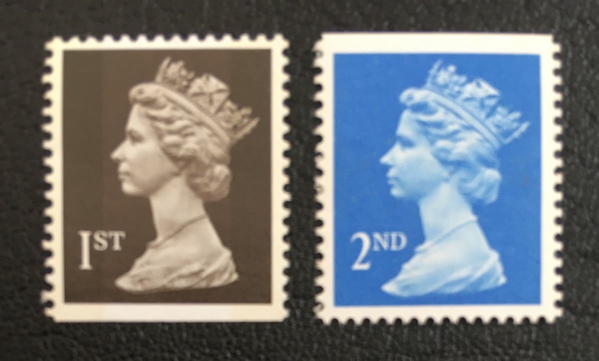 イギリス　無額面　マーチン　切手帳からの単片2種完　未使用 NH _画像1