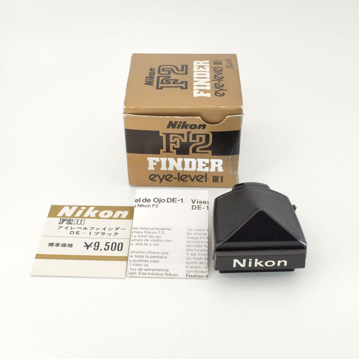 Nikon ニコンF2 アイレベル ファインダー　DE -1 ブラック_画像1