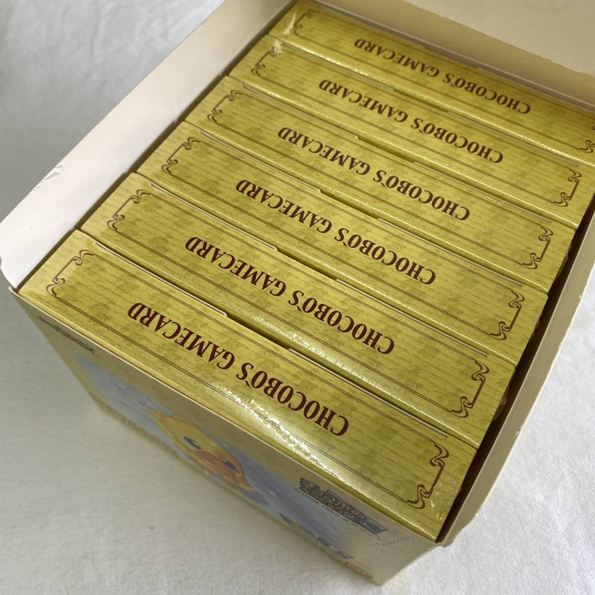 【送料無料】貴重！カードダスEX チョコボの不思議なゲームカード スターター 未開封 BOX 6箱 / 当時物 1999 未開封 新品 スクウェア FF_画像2