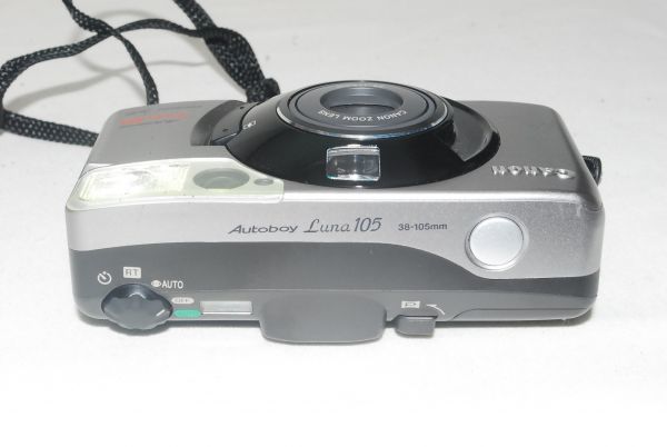 Canon キャノン Autoboy Luna 105 38-105mm オートボーイ コンパクトフィルムカメラ ケース、元箱つき ＃608_画像5
