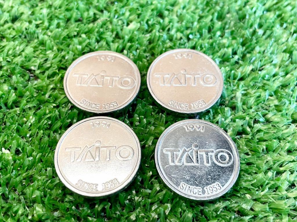 TAITO アミューズメントコイン レア 貴重 Yahoo!オークション - 999 TAITO 即決 ゲームセンター メダル 50
