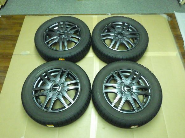 手渡し歓迎□WAREN アルミホイール 4穴 TOYO 155/65R13 73Q 13インチ