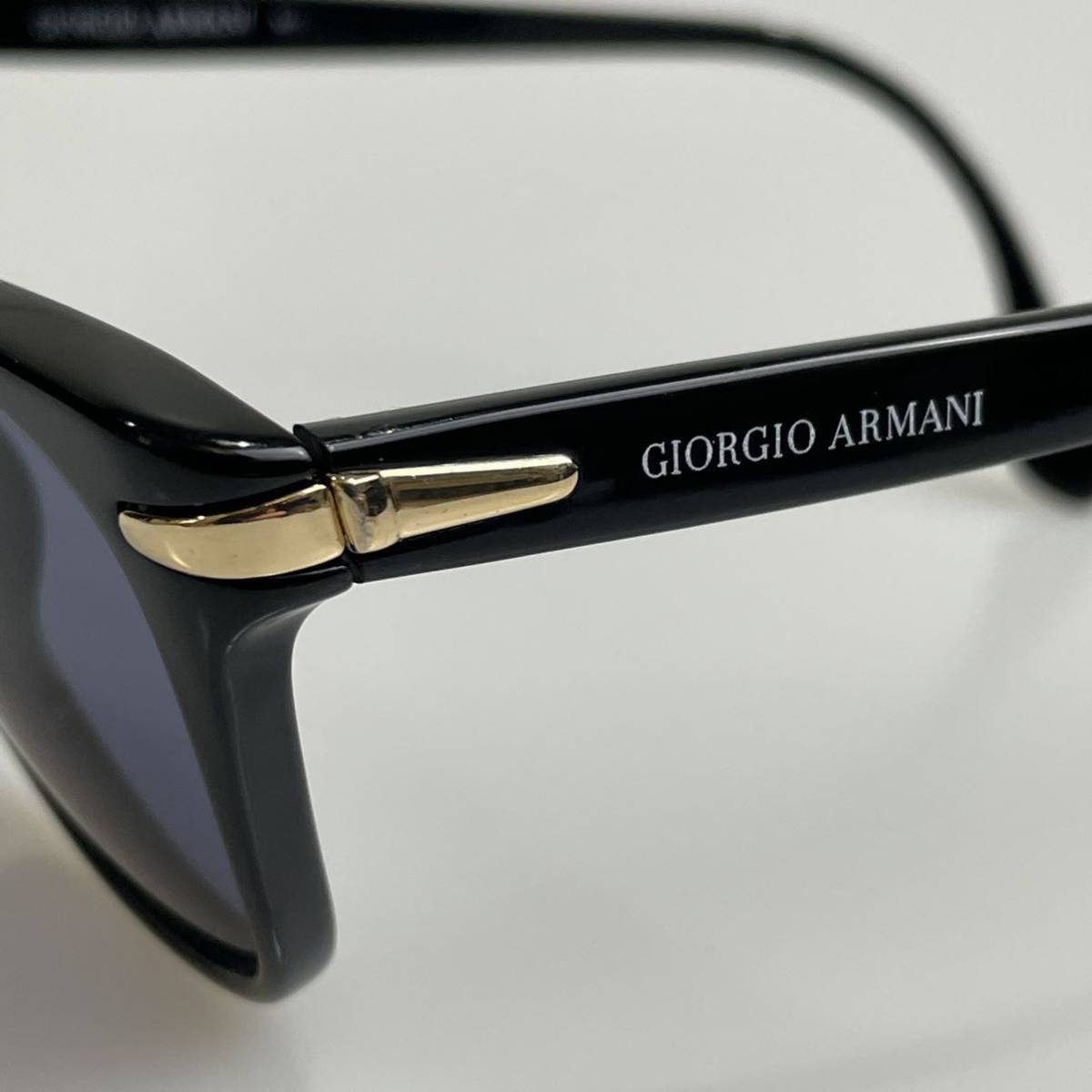  Италия производства VGIORGIO ARMANI 810 020 140joru geo Armani солнцезащитные очки vintage подлинная вещь снят с производства товар черный чёрный 