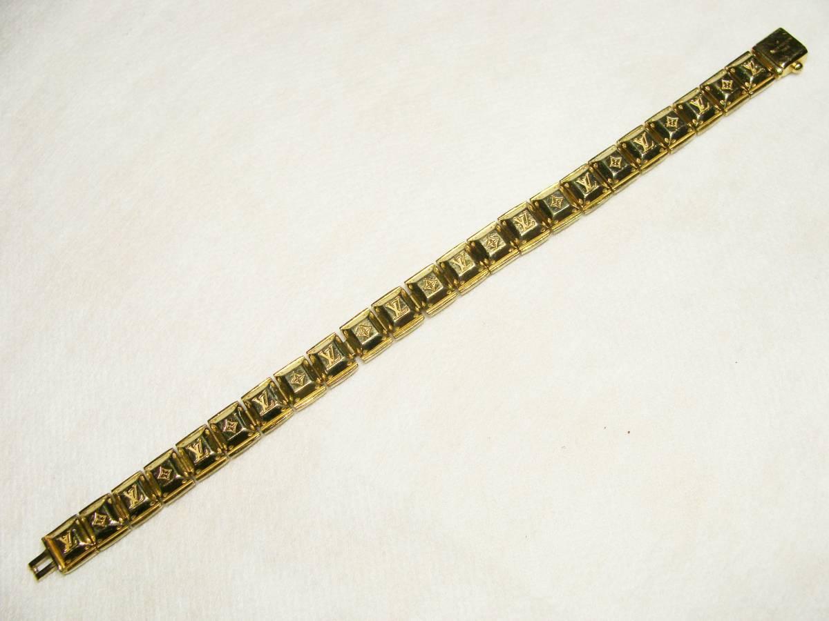 LOUIS VUITTON ルイヴィトン ◇ M64566 ブラスレ ナノグラム テニス GP