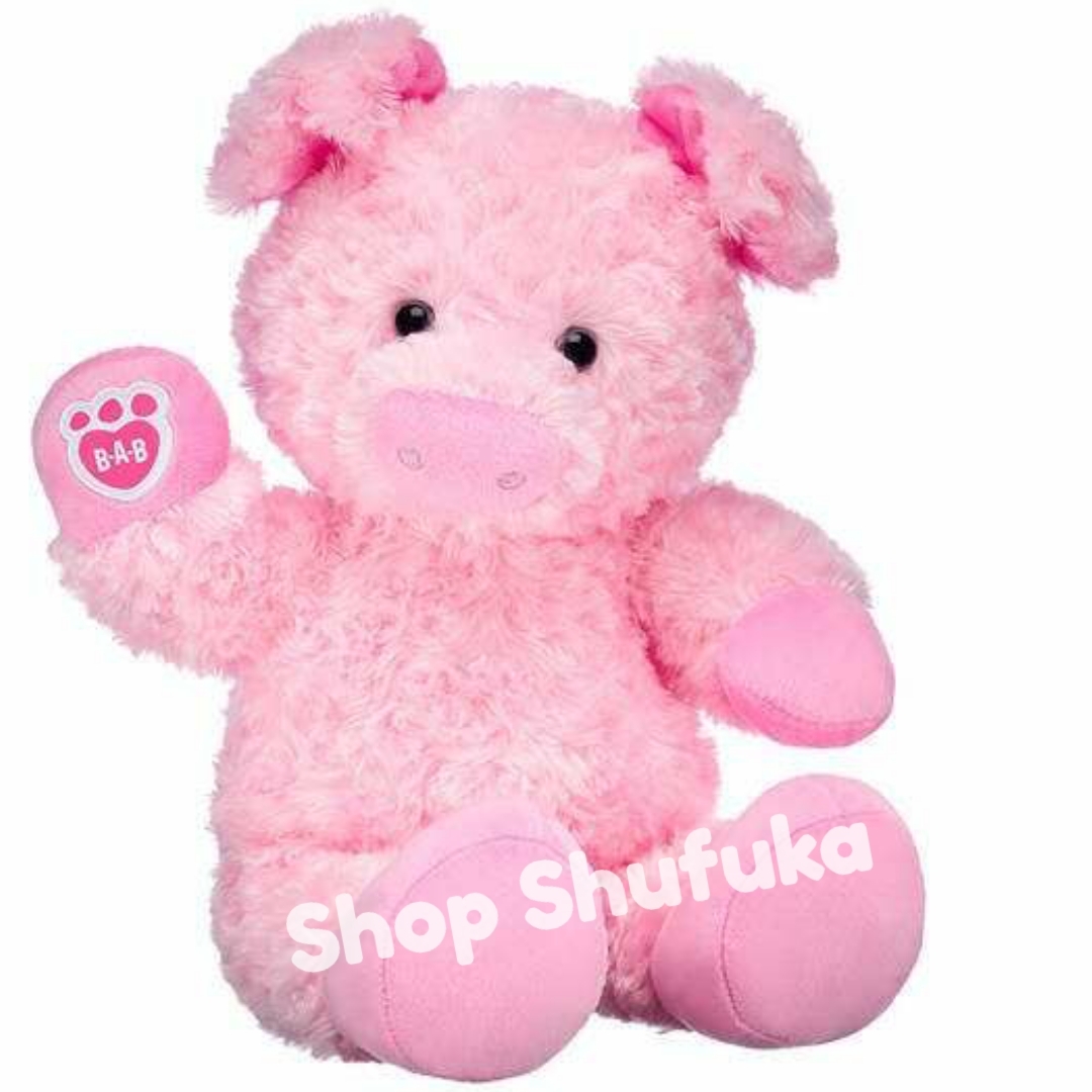 ビルドアベア★ブタ ぬいぐるみ 40cm ピンク ぶた 40cm 出生証明証付き アメリカ購入 日本未販売 動物 Build A Bear Workshop Pinky Pig
