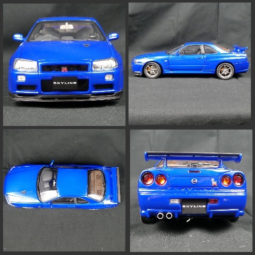 スカイラインという名を冠した最後のGT-R★R34★スカイラインGT-R★V-SPECⅡ★SKYLINE　GT-R★ミニカー★オートアート★１/１8★送料無料_画像10