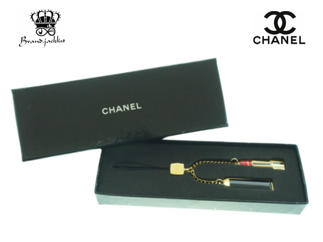 [Used exhibition goods ] Chanel CHANEL Novelty key holder strap rouge Allure lipstick ROUGE ALLURE Gold 