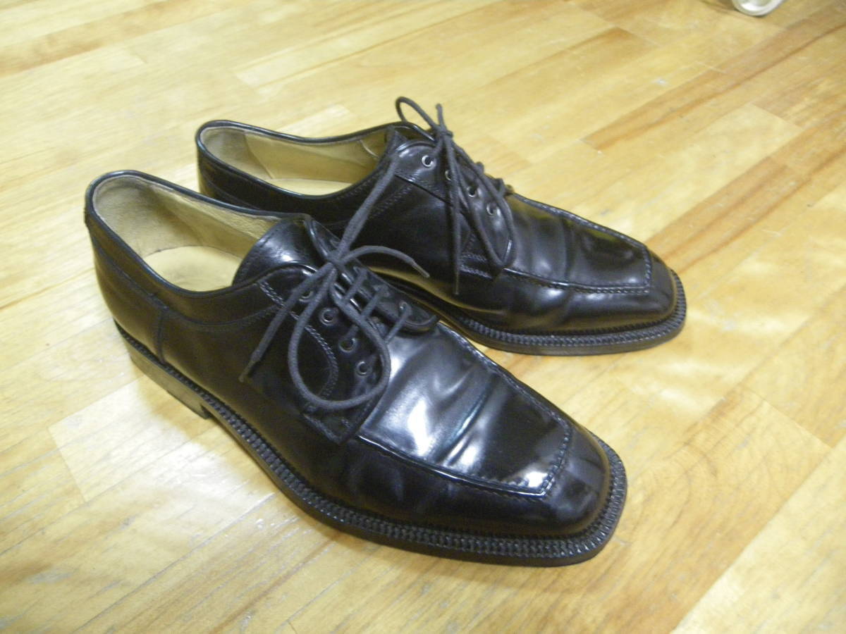 数回使用　LOBB’S　革靴　26.5cm相当　イタリア製　黒　神宮前ワールドフットウェアギャラリーで購入　ロブス　USED