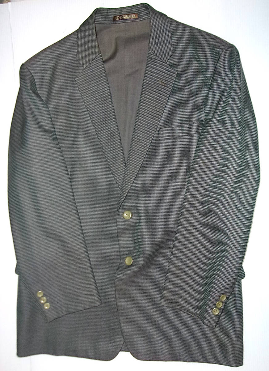 1958年 オーダーメイド 岩尾洋服店 仕立て屋 紳士 スーツ ライトブルー レア ビンテージ モッズ オールディーズ ジャズ(着れます,難も有り)_画像4