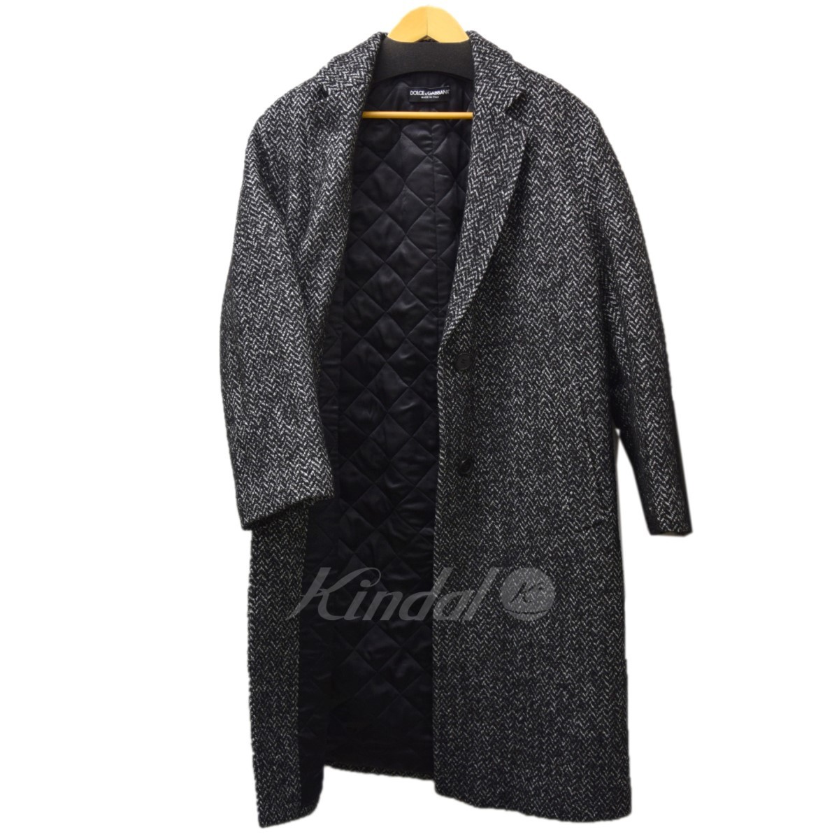 Dolce & Gabbana ハウンドトゥース オーバーサイズコート ドルチェアンドガッバーナ DOLCE&GABBANA レディースオーバー