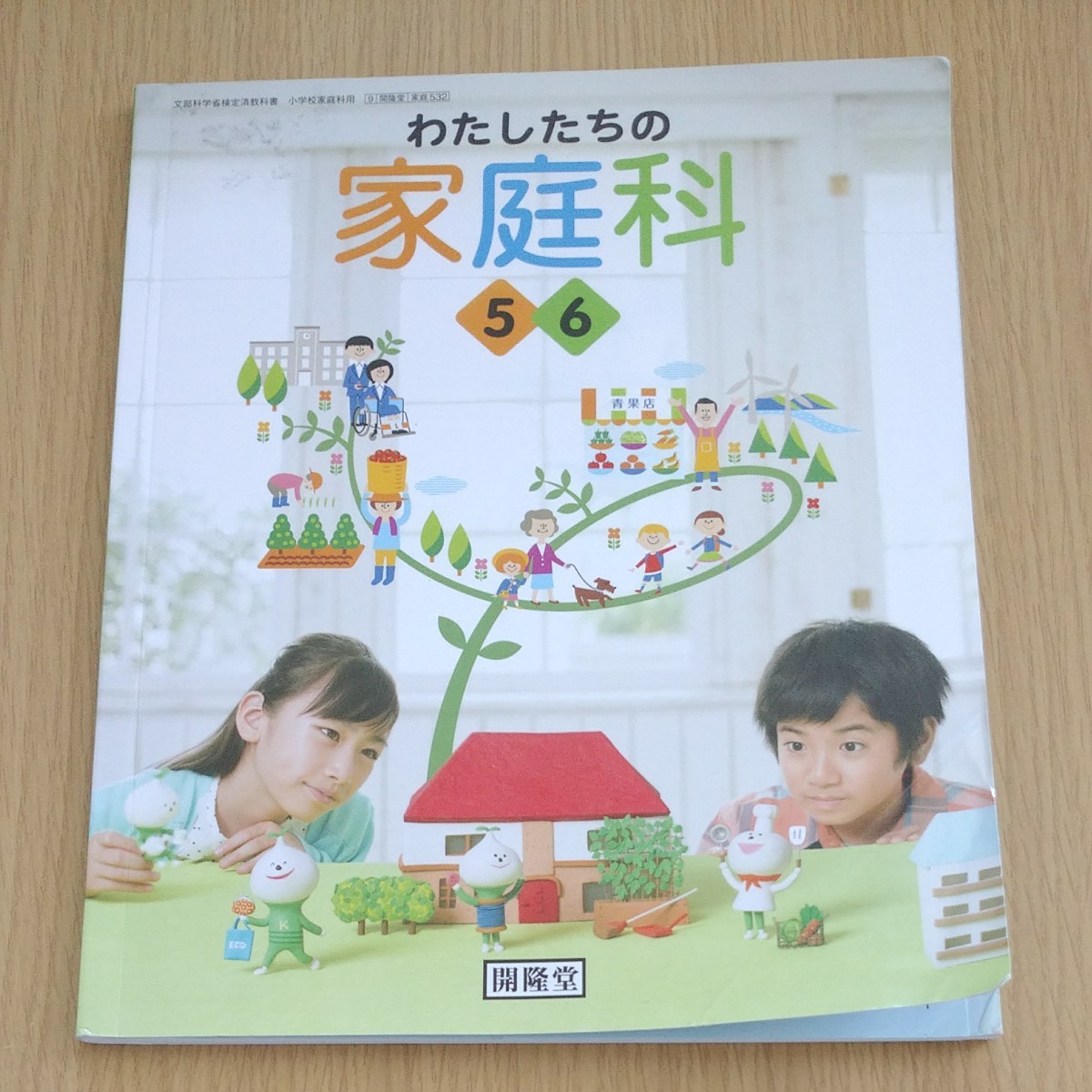 わたしたちの家庭科5・6年　階隆堂　 教科書