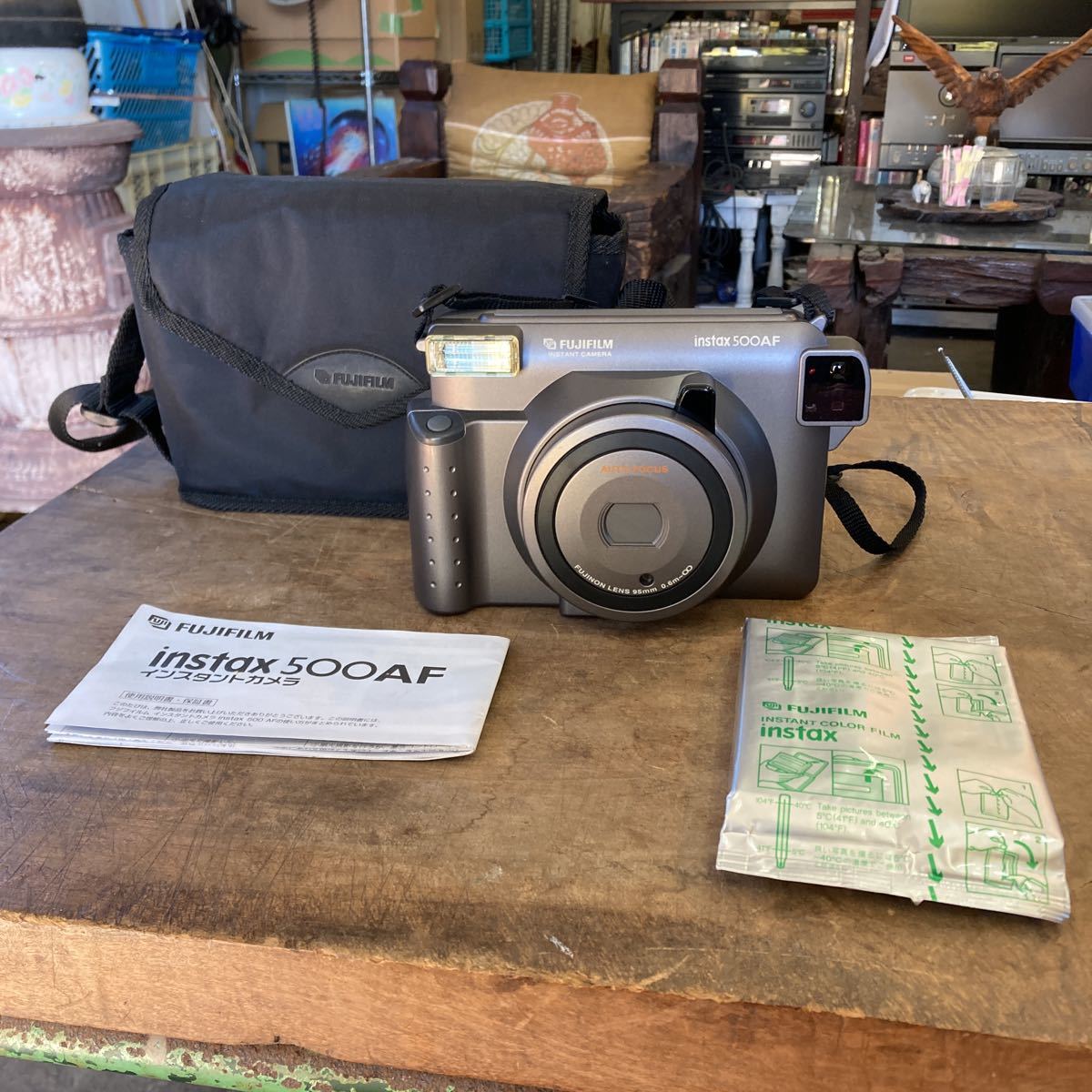 希少 美品 FUJIFILM 富士フィルム Instax 500AF 未開封 フィルム 説明