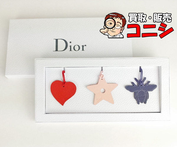 神戸の質屋】【C.Dior/ディオール】ノベルティ バッグチャーム 3種 