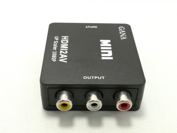  б/у товар *GANA HDMI to AV Composite HDMI из аналог . изменение адаптер 1080P аудиовыход возможно USB подача тока 