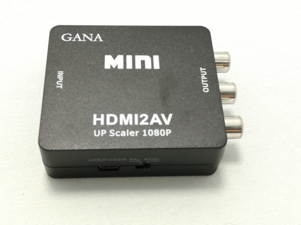  б/у товар *GANA HDMI to AV Composite HDMI из аналог . изменение адаптер 1080P аудиовыход возможно USB подача тока 